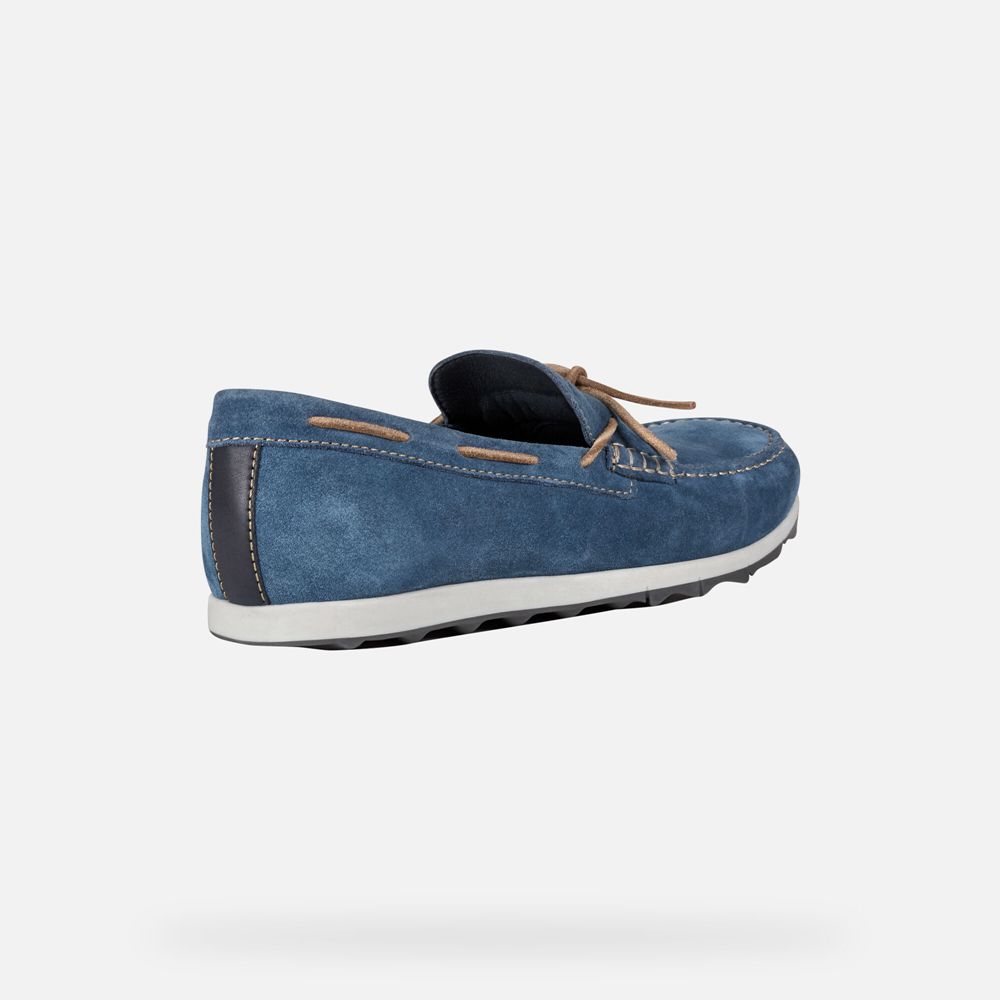 Geox Erkek Loafers Mavi - Calarossa - ZMU-127456